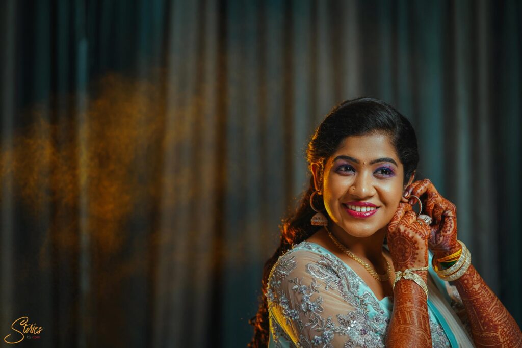 Wedding photography bride poses Indian by stories by dpm